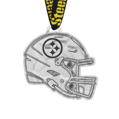 Pittsburgh Steelers Ornament – Handcrafted Football Helmet Christmas Decoration - YinzerShop