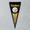 Pittsburgh Steelers Pennant - Licensed NFL Vertical Team Flag with Embroidered Appliqué Design Pennant - YinzerShop