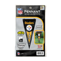 Pittsburgh Steelers Pennant - Licensed NFL Vertical Team Flag with Embroidered Appliqué Design Pennant - YinzerShop