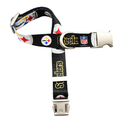 Pittsburgh Steelers Pet Collar – Adjustable NFL Dog & Cat Collar With Matte Finish Hardware Pet Collar - YinzerShop