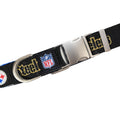 Pittsburgh Steelers Pet Collar – Adjustable NFL Dog & Cat Collar With Matte Finish Hardware Pet Collar - YinzerShop
