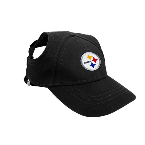 Pittsburgh Steelers Pet Hat – Adjustable Dog Sports Hat With Embroidered Logo Cap Pet Baseball Hat - YinzerShop