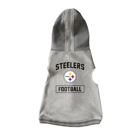 Pittsburgh Steelers Pet Hoodie – Soft Fleece Lined Hooded Crewneck for Dogs Pet Hooded Crewneck - YinzerShop