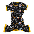 Pittsburgh Steelers Pet PJs - Cozy Elastic Dog Pajamas with Team Logo Petwear Pet PJs - YinzerShop