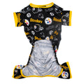 Pittsburgh Steelers Pet PJs - Cozy Elastic Dog Pajamas with Team Logo Petwear Pet PJs - YinzerShop