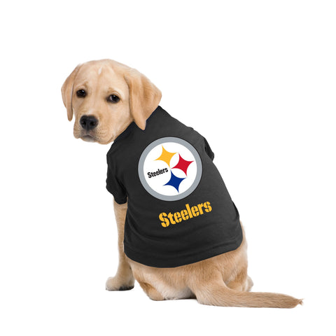 Pittsburgh Steelers Pet Shirt – Official NFL Pet Apparel | Team Logo Dog Tee Pet Jersey - YinzerShop