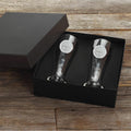 Pittsburgh Steelers Pilsner Glass Set - Aluminum Football Fan Drinkware for Game Day Pilsner Glass - YinzerShop