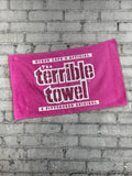 Pittsburgh Steelers Pink Bling Terrible Towel® | Officially licensed by the NFL Terrible Towel - YinzerShop