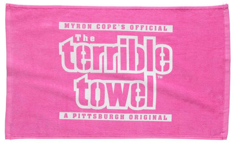 Pittsburgh Steelers Pink Terrible Towel® - Officially licensed by the NFL Terrible Towel - YinzerShop