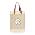 Pittsburgh Steelers - Pinot Jute 2 Bottle Insulated Wine Bag Licensed - YinzerShop
