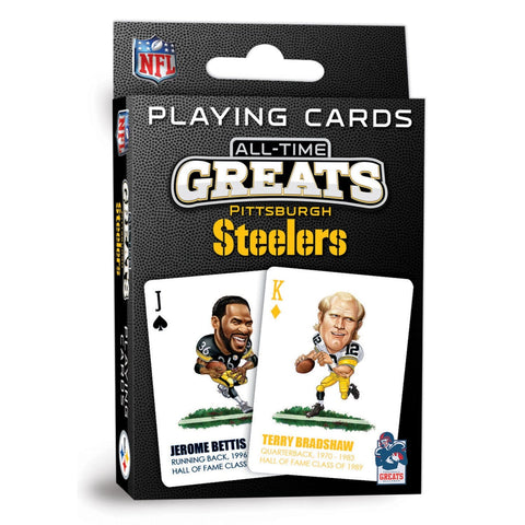 Pittsburgh Steelers Playing Cards - All-Time Greats NFL Team Cards Deck Dice & Cards Sets - YinzerShop