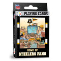 Pittsburgh Steelers Playing Cards – Official NFL 54 Card Deck With Team Logo Dice & Cards Sets - YinzerShop