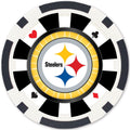 Pittsburgh Steelers Poker Chips - 100 Piece Casino Poker Chip Set with Team Logo Tray Poker Chips & Sets - YinzerShop