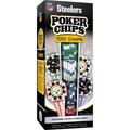 Pittsburgh Steelers Poker Chips - 100 Piece Casino Poker Chip Set with Team Logo Tray Poker Chips & Sets - YinzerShop
