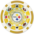 Pittsburgh Steelers Poker Chips – Official NFL Metallic Casino Poker Set Poker Chips & Sets - YinzerShop