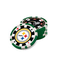 Pittsburgh Steelers Poker Set - 300 Piece Casino Chips, Team Logo Dice & Aluminum Case Poker Chips & Sets - YinzerShop