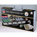 Pittsburgh Steelers Poker Set - 300 Piece Casino Chips, Team Logo Dice & Aluminum Case Poker Chips & Sets - YinzerShop