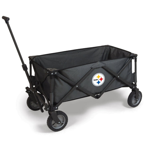 Pittsburgh Steelers Portable Utility Wagon - Heavy Duty Folding Utility Wagon Licensed - YinzerShop