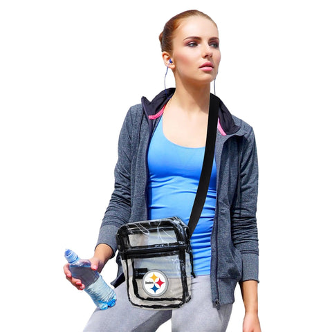 Pittsburgh Steelers Purse – Clear Stadium Bag With Adjustable Strap Purse Purse - YinzerShop