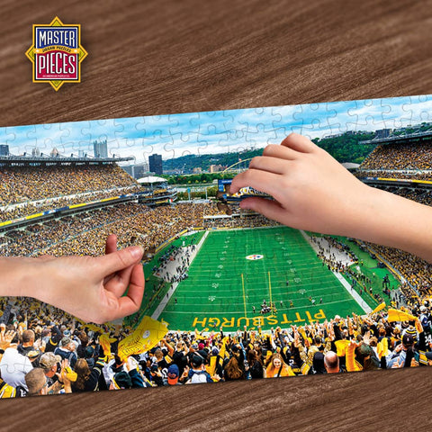 Pittsburgh Steelers Puzzle - 1000 Piece NFL Stadium Panoramic Jigsaw for Adults 1000 Piece - YinzerShop