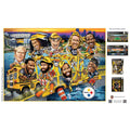 Pittsburgh Steelers Puzzle - All Time Greats 500 Piece NFL Jigsaw Challenge 500 Piece - YinzerShop