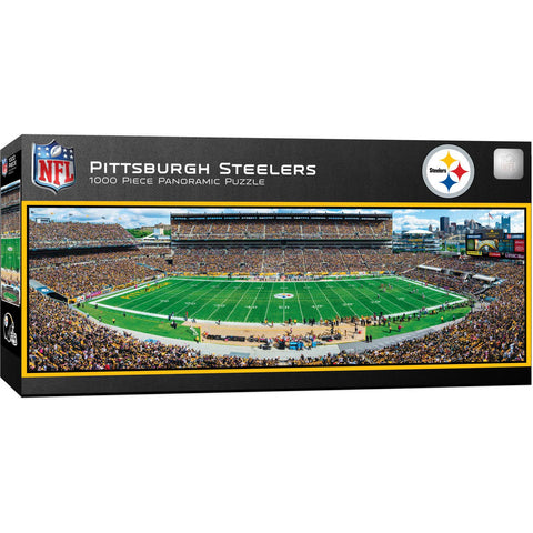 Pittsburgh Steelers Puzzle - Heinz Field 1000 Piece Panoramic Stadium View Jigsaw Jigsaw Puzzles - YinzerShop