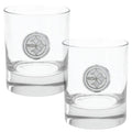 Pittsburgh Steelers Rocks Glass 2-Piece Glass Set | Game Day Barware with Steel Collectible Box Rocks Glass - YinzerShop