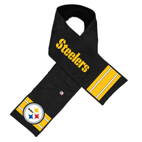 Pittsburgh Steelers Scarf – Hero Jersey Style With Hidden Pocket & Fleece Lining Scarf - YinzerShop