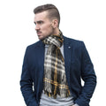 Pittsburgh Steelers Scarf - Official Steelers Merchandise Woven Plaid Wrap With Team Logo Scarf - YinzerShop
