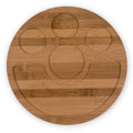 Pittsburgh Steelers Serving Tray - Bamboo Appetizer Plate & Ceramic Dip Bowls Set Licensed - YinzerShop
