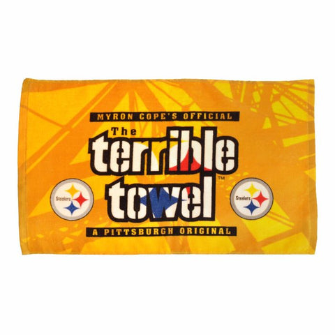 Pittsburgh Steelers Steel Beam Terrible Towel® - Official NFL Certified Terrible Towel - YinzerShop