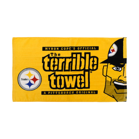 Pittsburgh Steelers Steely McBeam Terrible Towel® - Officially licensed by the NFL Terrible Towel - YinzerShop