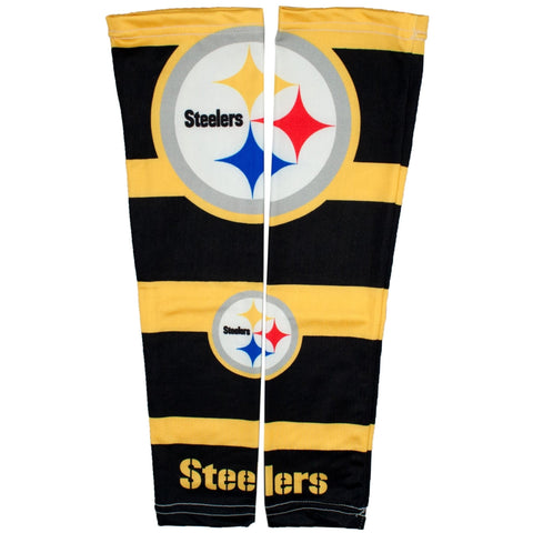 Pittsburgh Steelers Strong Arm – Licensed Team Apparel | Soft Spandex Sleeve Arm Sleeve - YinzerShop