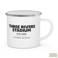 Pittsburgh Steelers Three Rivers Stadium Enamel Camping Mug Mug Printify   