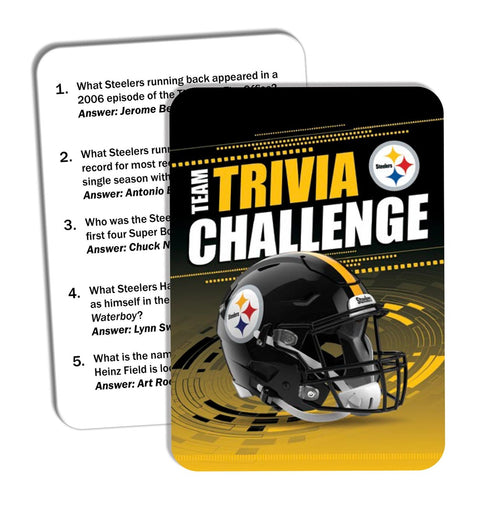 Pittsburgh Steelers Trivia NFL Trivia Game - Interactive Football Fan Game Challenge Game - YinzerShop