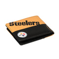 Pittsburgh Steelers Wallet - Bi-Fold Durable Vinyl Card Slot NFL Team Gear Wallet - YinzerShop