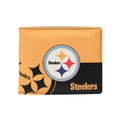 Pittsburgh Steelers Wallet - Bi-Fold Durable Vinyl Card Slot NFL Team Gear Wallet - YinzerShop