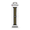 Pittsburgh Steelers Watchband - 38mm Silicone & Metal Apple Watch Band, Adjustable Strap Apple Watch Band - YinzerShop