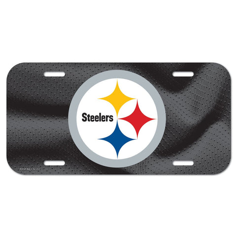 Pittsburgh Steelers WinCraft Plastic License Plate Novelty License Plate - YinzerShop