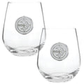 Pittsburgh Steelers Wine Glasses – 2-Piece Aluminum Stemless Set with Collectible Box Wine Glass - YinzerShop