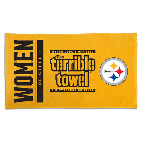 Pittsburgh Steelers Women Of Steel Terrible Towel® – Officially licensed by the NFL Terrible Towel - YinzerShop