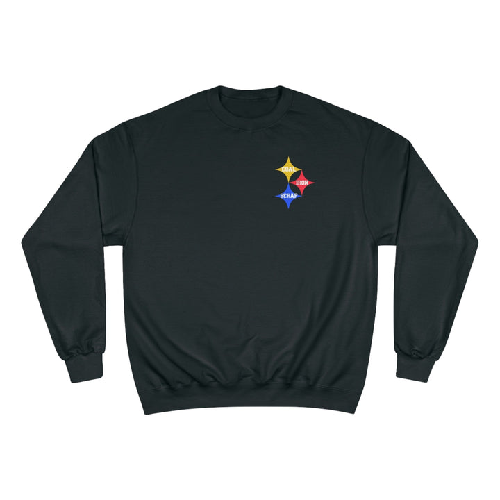 Pittsburgh Steelmark Champion Sweatshirt Sweatshirt Printify Black S 