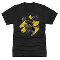 Pittsburgh Stripes T-Shirt - Slim Fit Crewneck Tee | Tri Color Polyester Cotton Blend Men's Premium T-Shirt - YinzerShop