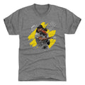 Pittsburgh Stripes T-Shirt - Slim Fit Crewneck Tee | Tri Color Polyester Cotton Blend Men's Premium T-Shirt - YinzerShop