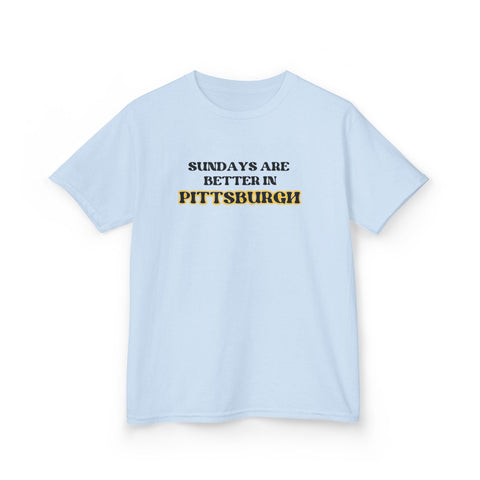 Pittsburgh Sundays - Kids Graphic T-Shirt Kids Apparel - YinzerShop