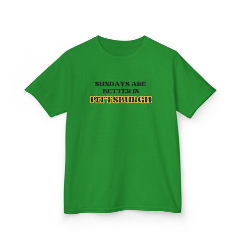 Pittsburgh Sundays - Kids Graphic T-Shirt Kids Apparel - YinzerShop
