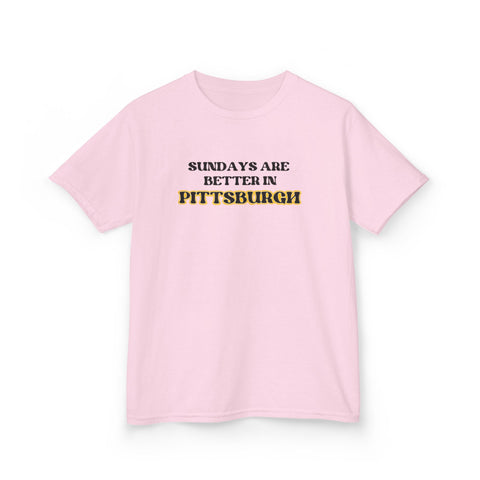Pittsburgh Sundays - Kids Graphic T-Shirt Kids Apparel - YinzerShop