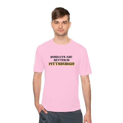 Pittsburgh Sundays - Sport-Tek Unisex Moisture Wicking Tee T-Shirt - YinzerShop