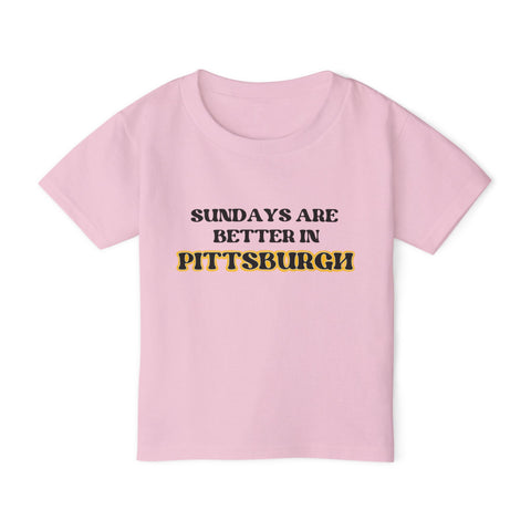 Pittsburgh Sundays - Toddler T-Shirt Kids Apparel - YinzerShop