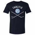 Pittsburgh T-Shirt - Randy Carlyle Cotton Crewneck Tee | Short Sleeve Graphic Print Men's Cotton T-Shirt - YinzerShop